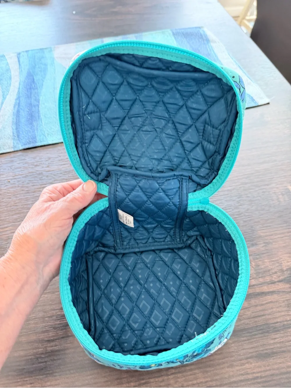 Vera Bradley compact quilted
